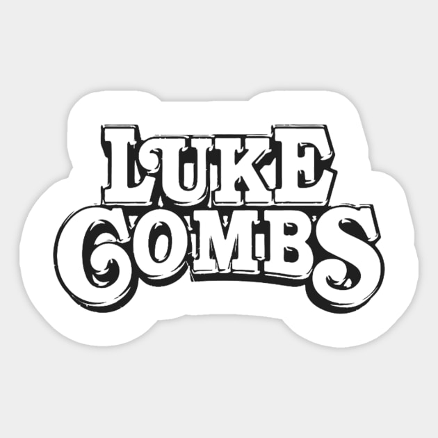 Luke Combs Sticker by Daniel Cantrell